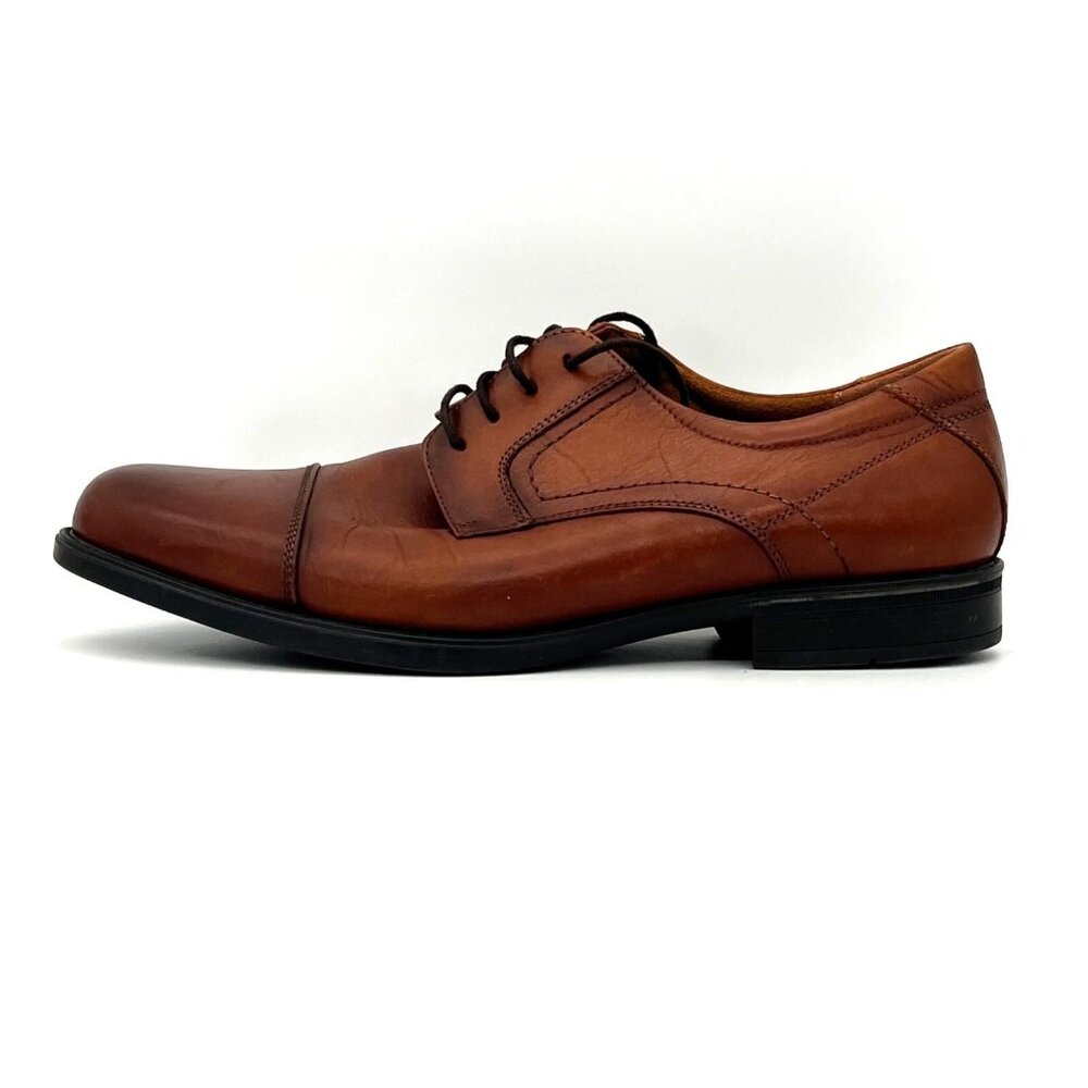Florsheim Brown Leather Mens Dress Shoes Size 12D Comfortech Ortholite Sole - Picture 12 of 16
